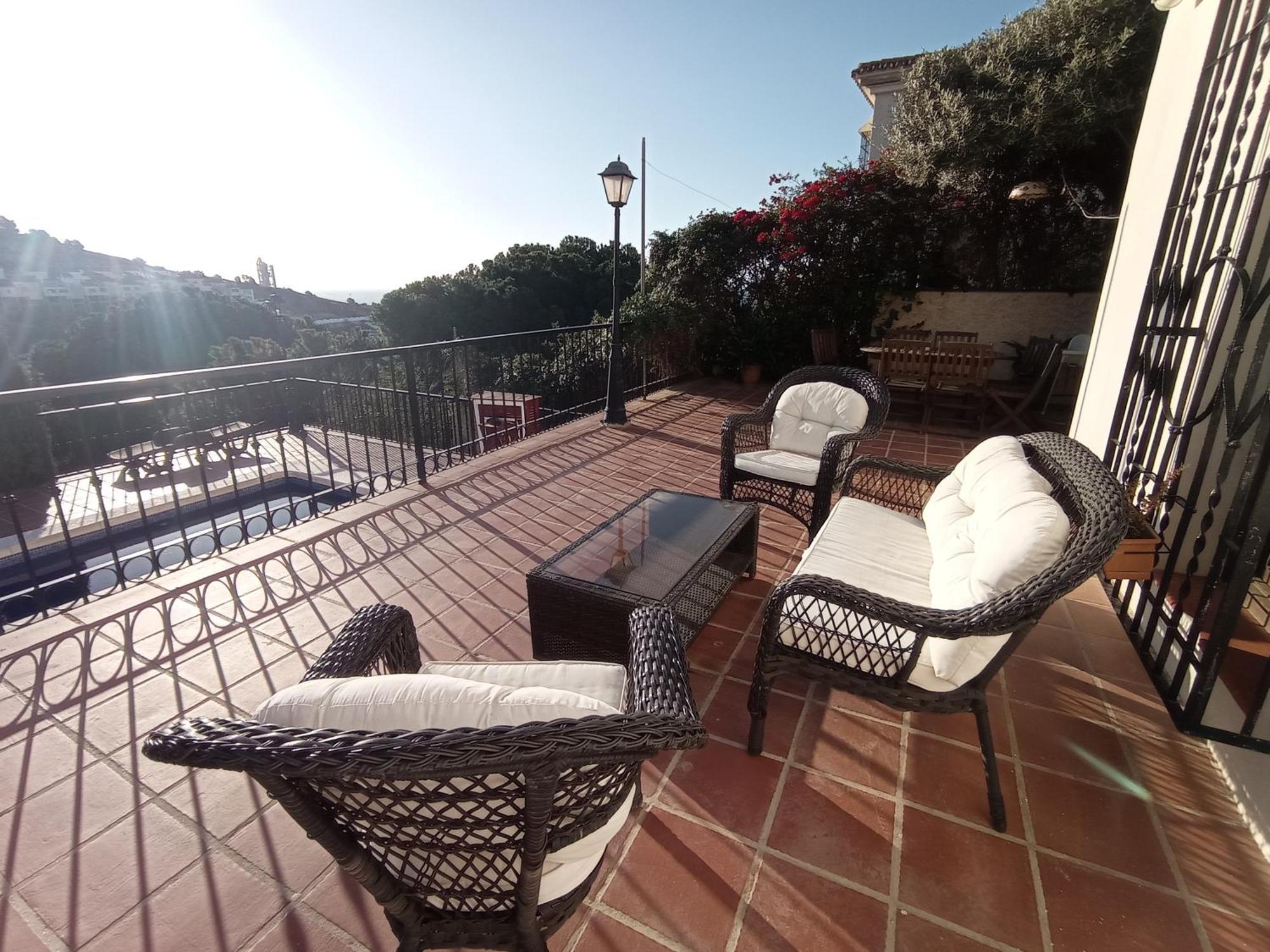 Apartamento En Villa Con Piscina Málaga Kültér fotó