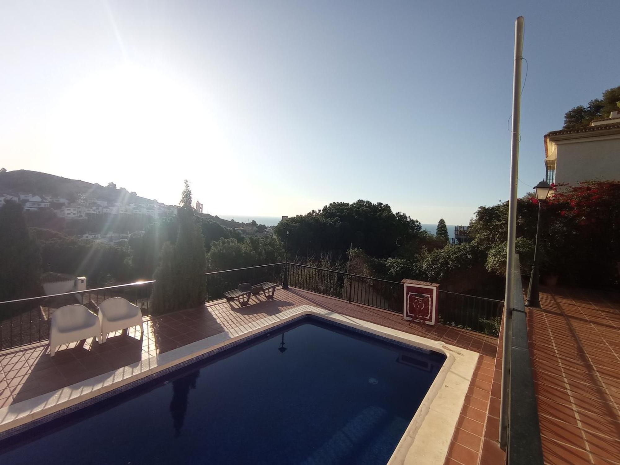 Apartamento En Villa Con Piscina Málaga Kültér fotó